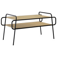 Produktbild för Kaffeebord Sonoma-ek 100 x 50 x 51 cm Konstruerat trä