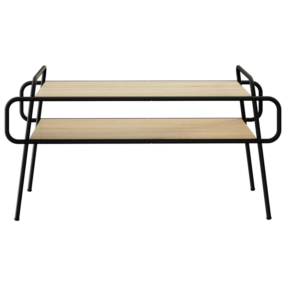 Produktbild för Kaffeebord Sonoma-ek 100 x 50 x 51 cm Konstruerat trä