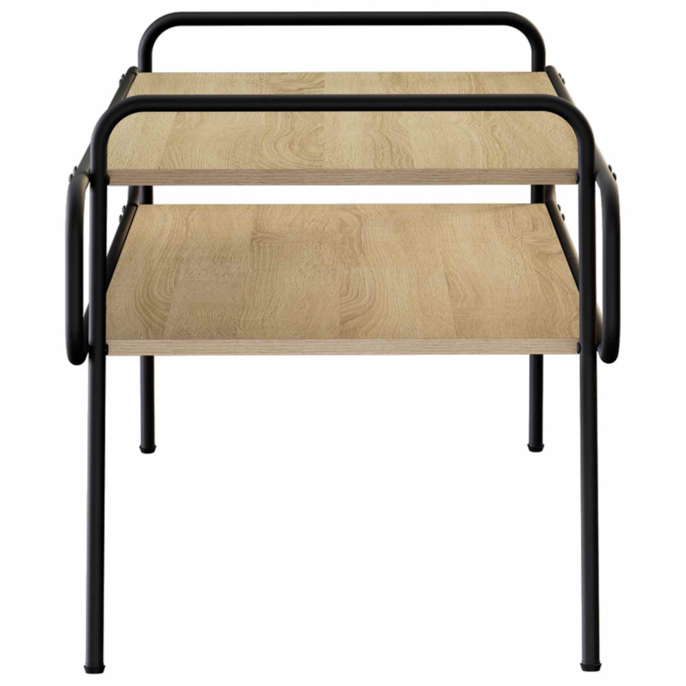 Produktbild för Kaffeebord Sonoma-ek 100 x 50 x 51 cm Konstruerat trä