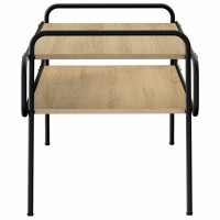 Produktbild för Kaffeebord Sonoma-ek 100 x 50 x 51 cm Konstruerat trä