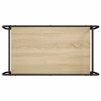 Produktbild för Kaffeebord Sonoma-ek 100 x 50 x 51 cm Konstruerat trä