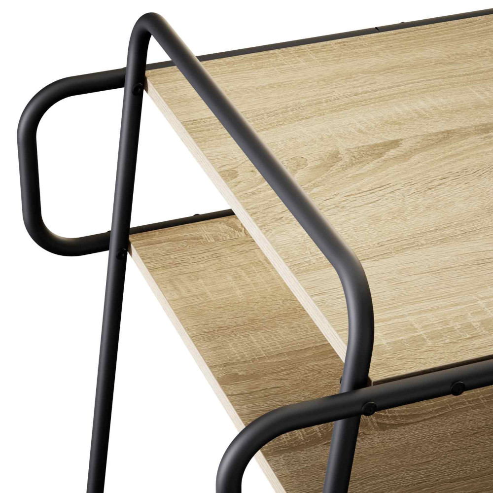 Produktbild för Kaffeebord Sonoma-ek 100 x 50 x 51 cm Konstruerat trä