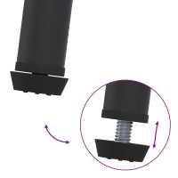Produktbild för Kaffeebord Sonoma-ek 100 x 50 x 51 cm Konstruerat trä