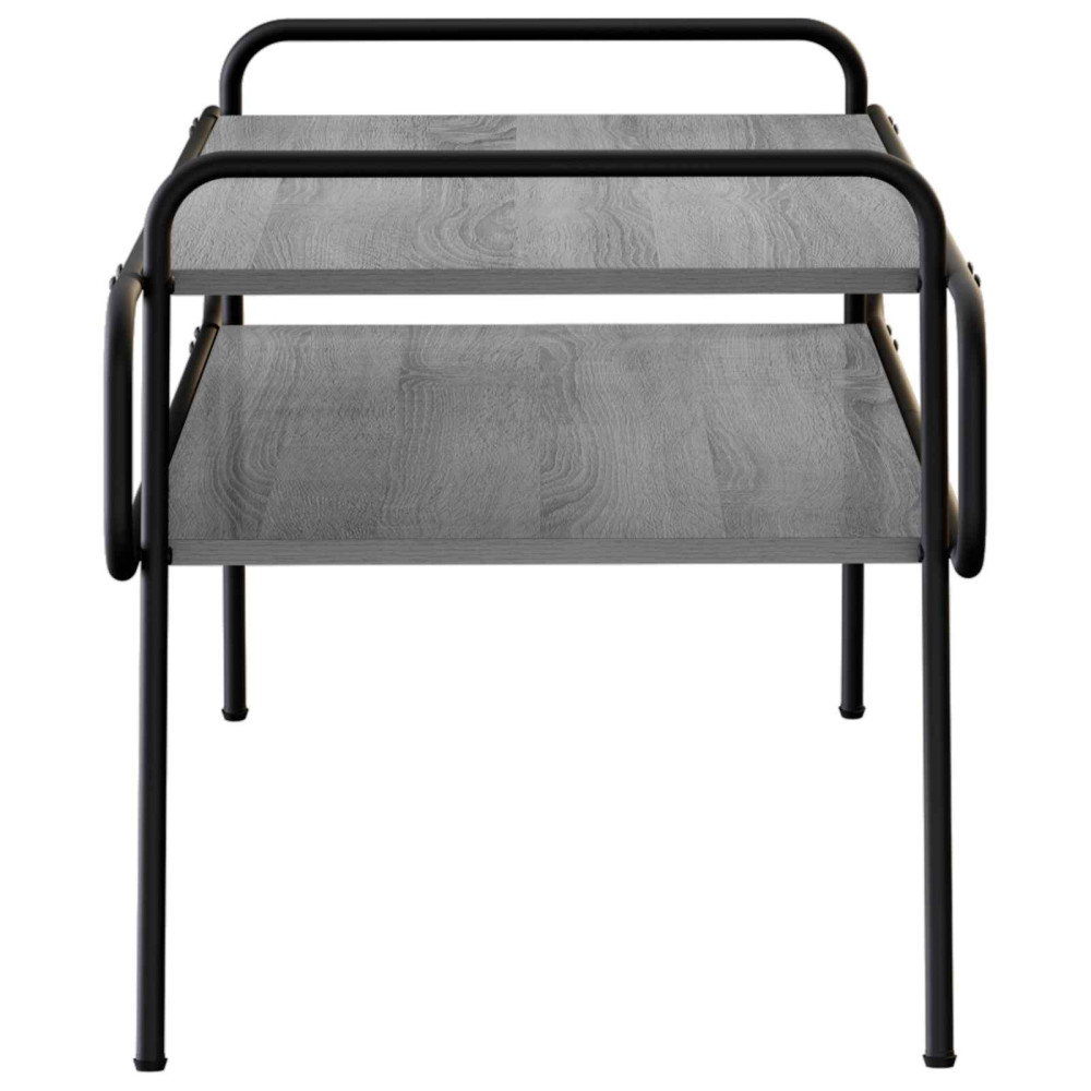 Produktbild för Kaffeebord Grå Sonoma 100 x 50 x 51 cm Konstruerat trä