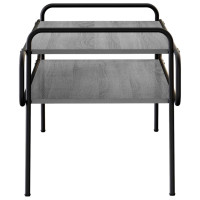 Produktbild för Kaffeebord Grå Sonoma 100 x 50 x 51 cm Konstruerat trä