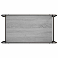 Produktbild för Kaffeebord Grå Sonoma 100 x 50 x 51 cm Konstruerat trä