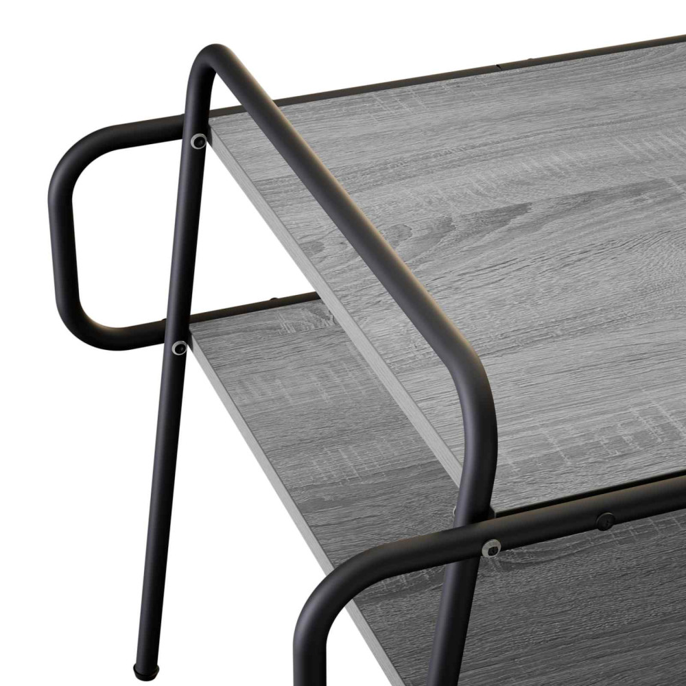 Produktbild för Kaffeebord Grå Sonoma 100 x 50 x 51 cm Konstruerat trä