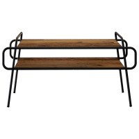 Produktbild för Kaffeebord Gammalt trä 100 x 50 x 51 cm Konstruerat trä