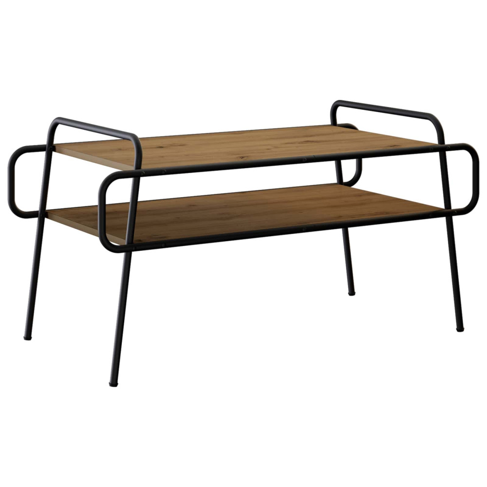 Produktbild för Kaffeebord Artisan-ek 100 x 50 x 51 cm Konstruerat trä