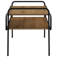 Produktbild för Kaffeebord Artisan-ek 100 x 50 x 51 cm Konstruerat trä