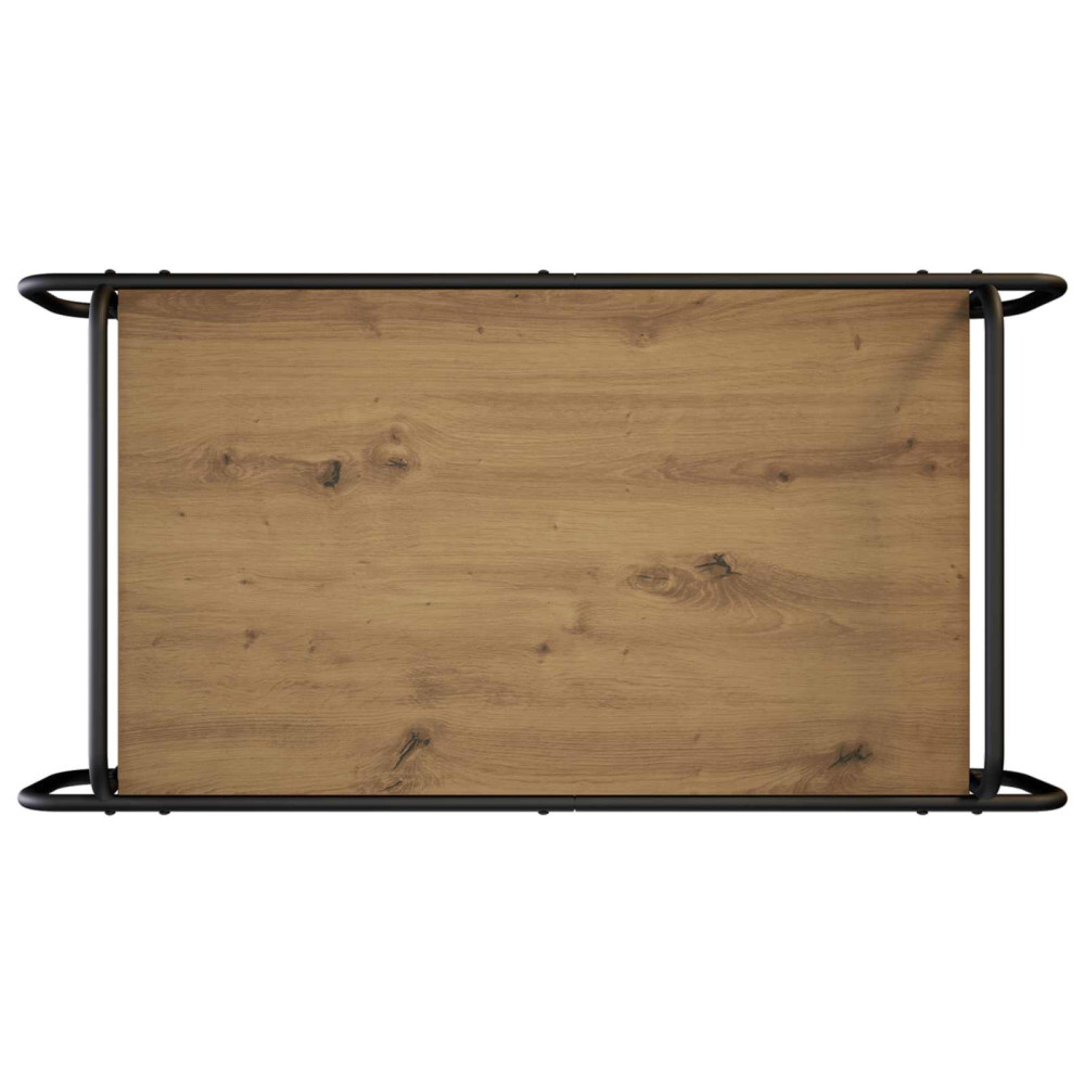 Produktbild för Kaffeebord Artisan-ek 100 x 50 x 51 cm Konstruerat trä