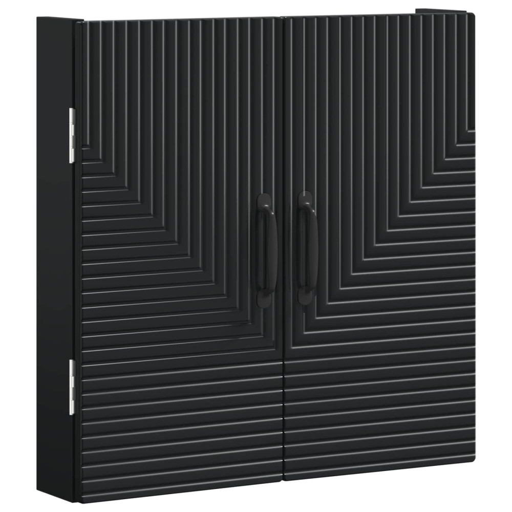 Produktbild för Darttavla Skåp HAARLEM Svart 52,5 x 10,5 x 53,5 cm
