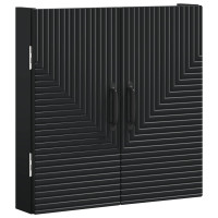 Produktbild för Darttavla Skåp HAARLEM Svart 52,5 x 10,5 x 53,5 cm