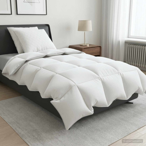 vidaXL 90% Gåsdun Täcke Set FULDA 3 st 140 x 220 cm Vinter 300 GSM Vit