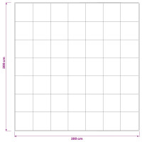 Produktbild för 90% Gåsdun Täcke Set FULDA 3 st 200 x 200 cm Alla årstider Vit