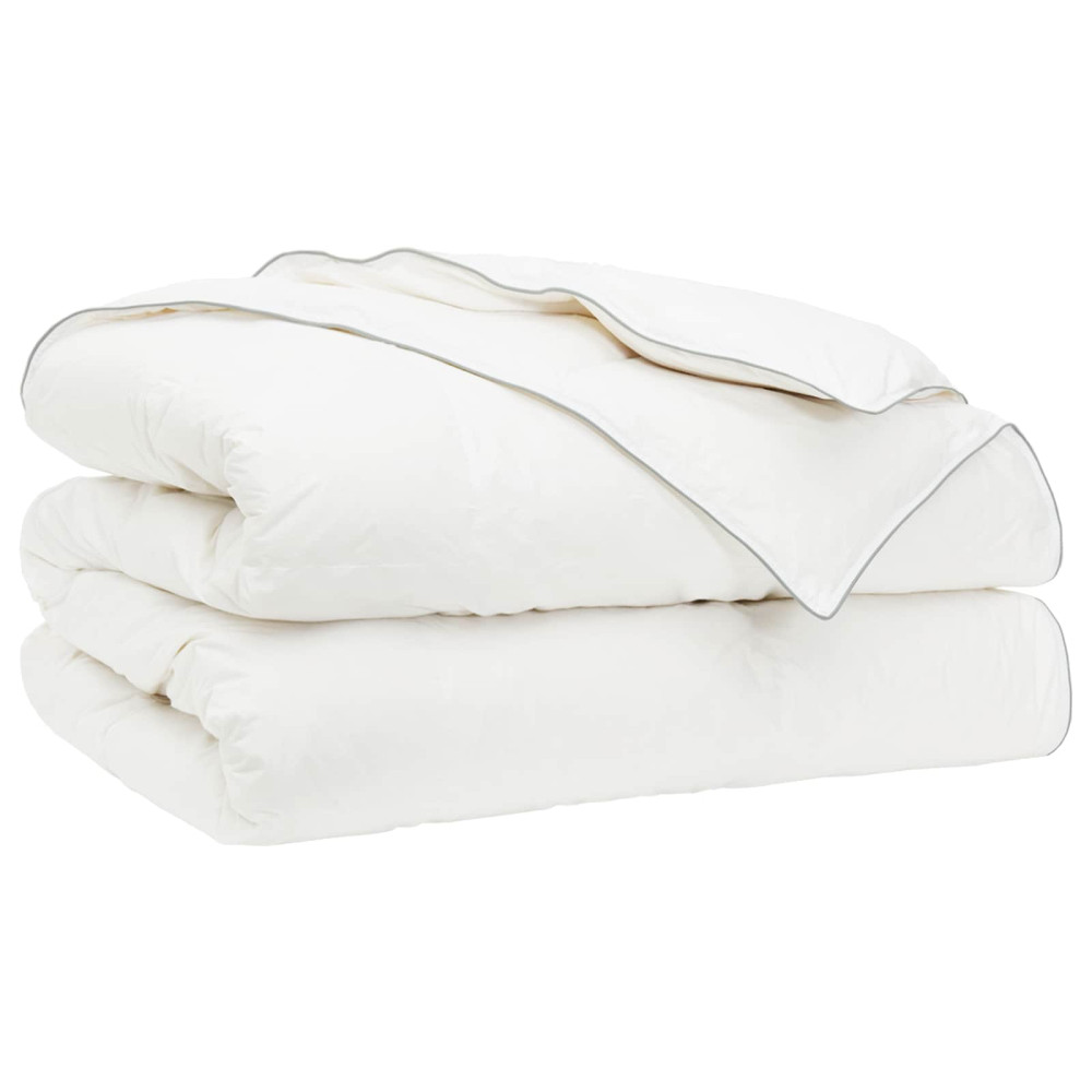 Produktbild för 90% Gåsdun Täcke Set FULDA 3 st 155 x 220 cm Alla årstider Vit
