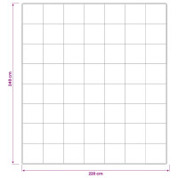 Produktbild för 90% Gåsdun Täcke Set FULDA 3 st 220 x 240 cm Alla årstider Vit