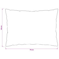 Produktbild för 90% Gåsdun Täcke Set FULDA 3 st 220 x 240 cm Alla årstider Vit