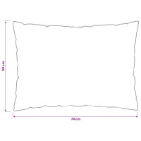 Produktbild för 90% Gåsdun Täcke Set FULDA 3 st 220 x 260 cm Alla årstider Vit
