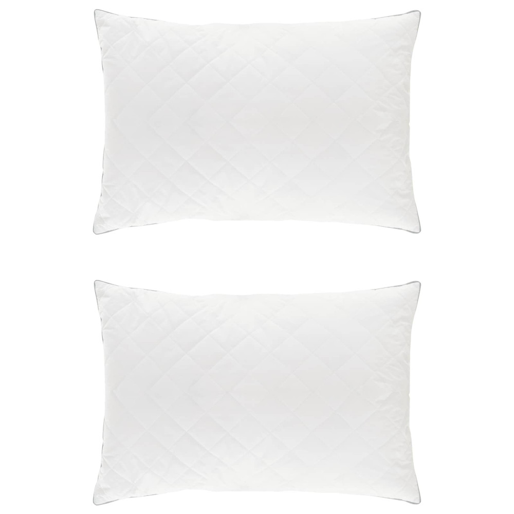 Produktbild för 90% Gåsdun Täcke Set FULDA 3 st 220 x 260 cm Alla årstider Vit