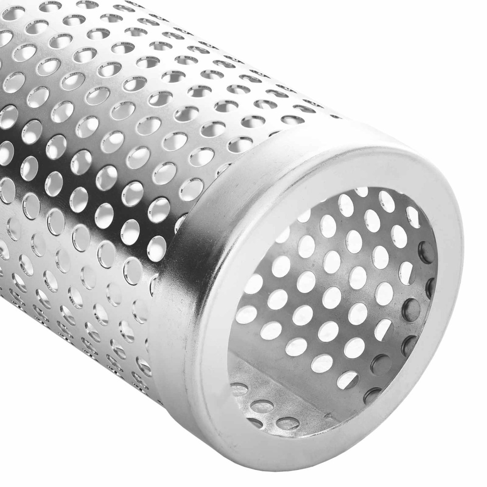 Produktbild för Kallrökar med rökrör 44,5 x 29 x 83 cm Galvaniserat stål Silver