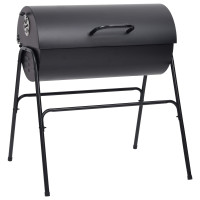 Produktbild för Tunngrill med 2 Matlagningsgaller 3 st 80 x 73 x 90 cm Metall