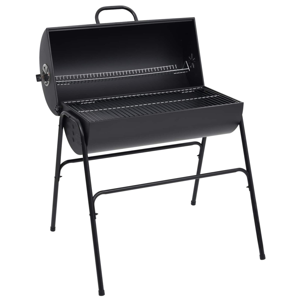 Produktbild för Tunngrill med 2 Matlagningsgaller 3 st 80 x 73 x 90 cm Metall