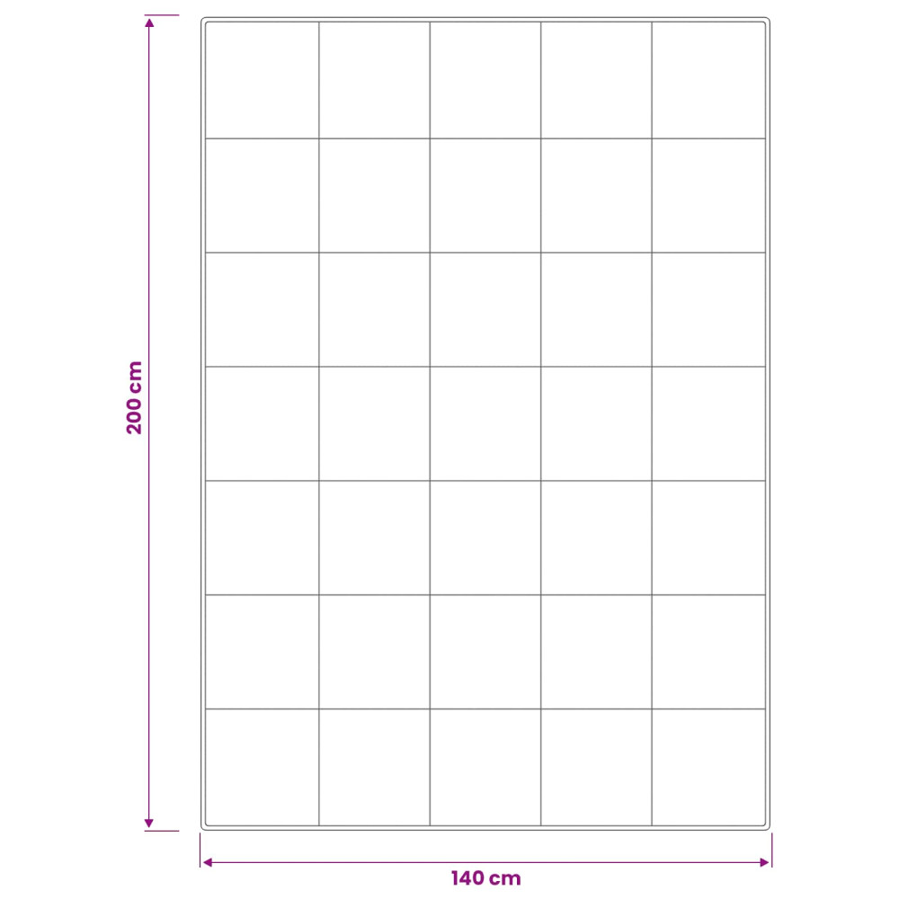 Produktbild för Duntäcke FULDA 140 x 200 cm Sommar 100 GSM 90% Gåsdun Vit