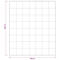Produktbild för Duntäcke FULDA 200 x 220 cm Sommar 100 GSM 90% Gåsdun Vit