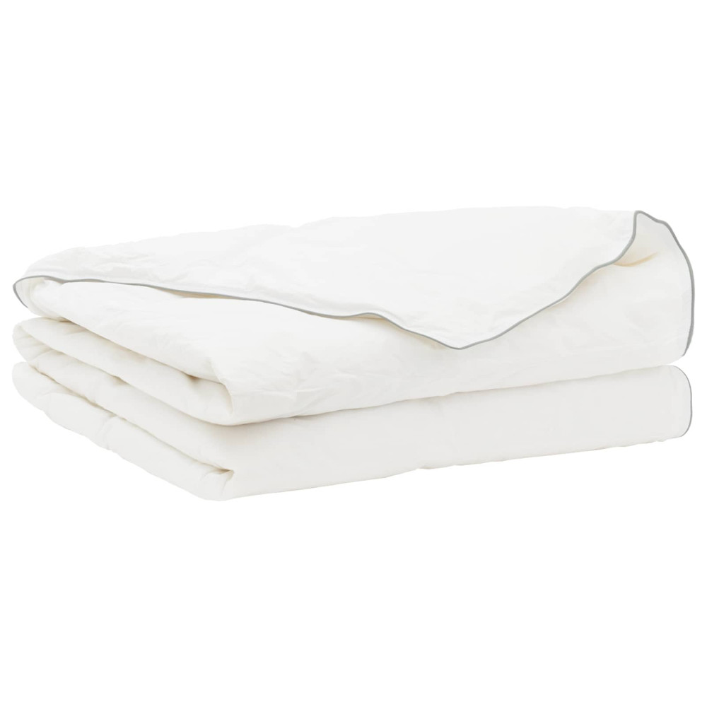 Produktbild för Duntäcke FULDA 240 x 260 cm Sommar 100 GSM 90% Gåsdun Vit