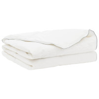 Produktbild för Duntäcke FULDA 240 x 260 cm Sommar 100 GSM 90% Gåsdun Vit