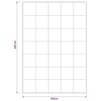 Produktbild för Duntäcke FULDA 155 x 220 cm 4 årstider 210 GSM 90% Gåsdun Vit