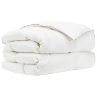 Produktbild för Duntäcke FULDA 155 x 220 cm Vinter 300 GSM 90% Gåsdun Vit