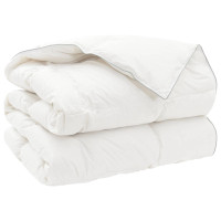 Produktbild för Duntäcke FULDA 220 x 260 cm Vinter 300 GSM 90% Gåsdun Vit
