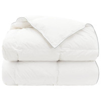 Produktbild för Duntäcke FULDA 240 x 260 cm Vinter 300 GSM 90% Gåsdun Vit