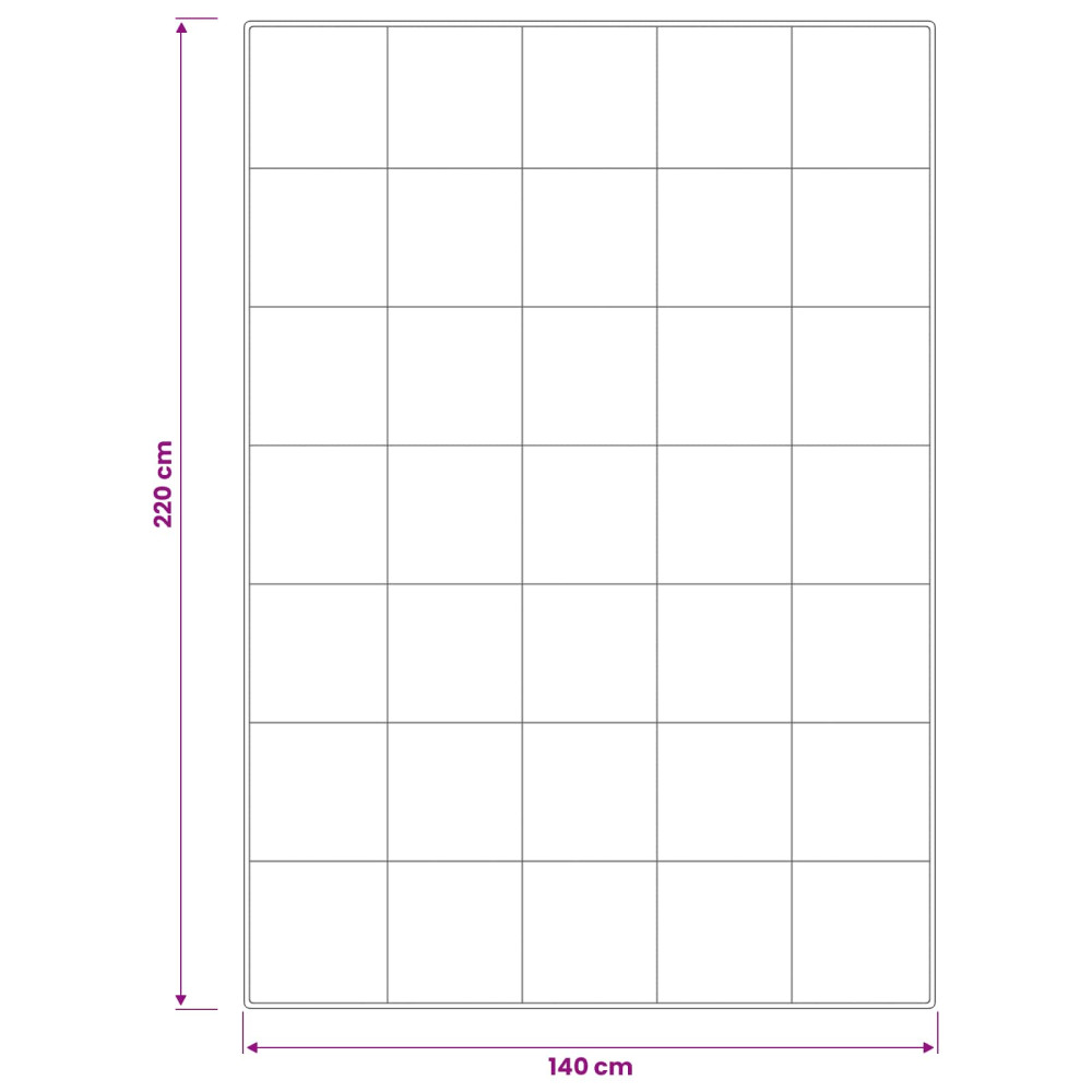 Produktbild för Duntäcke FULDA 140 x 220 cm 4 årstider 310 GSM 90% Gåsdun Vit