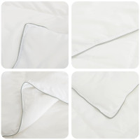 Produktbild för Duntäcke TRIER 140x200 cm Sommar 140 GSM Vit Hypoallergen