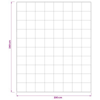 Produktbild för Duntäcke TRIER 200x240 cm Sommar 140 GSM Vit Hypoallergen