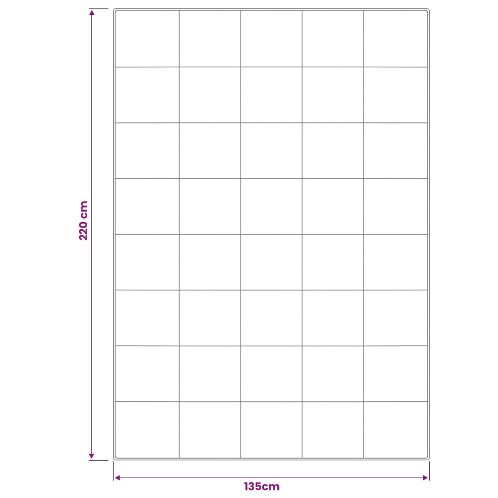 Produktbild för Duntäcke TRIER 135x220 cm Sommar 140 GSM Vit Hypoallergen