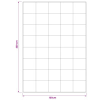 Produktbild för Duntäcke TRIER 135x220 cm Sommar 140 GSM Vit Hypoallergen
