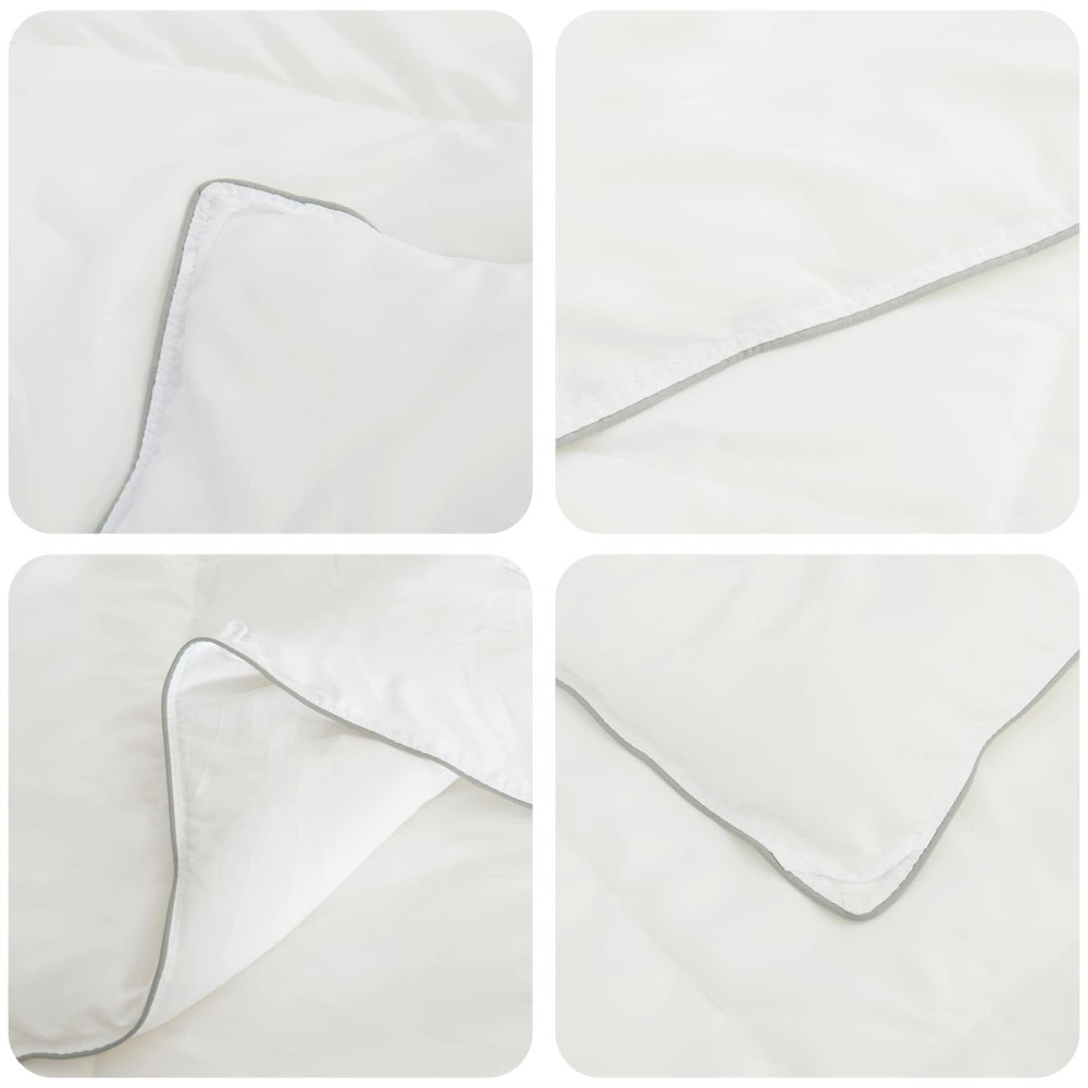 Produktbild för Duntäcke TRIER 140x220 cm Sommar 140 GSM Vit Hypoallergen