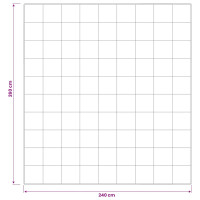 Produktbild för Duntäcke TRIER 240x260 cm Sommar 140 GSM Vit Hypoallergen