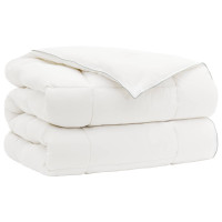 Produktbild för Duntäcke TRIER 240x260 cm 4 årstider 350 GSM Vit Hypoallergen