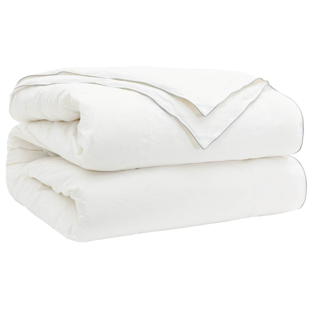 Produktbild för Duntäcke TRIER 220x260cm 4 årstider 140+220GSM Vit 2-i-1 Design