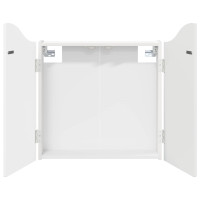Produktbild för Darttavla Skåp Vit 56 x 12 x 63 cm Konstruerat trä