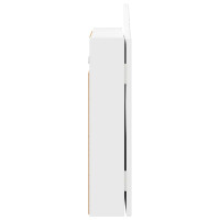 Produktbild för Darttavla Skåp Vit 56 x 12 x 63 cm Konstruerat trä