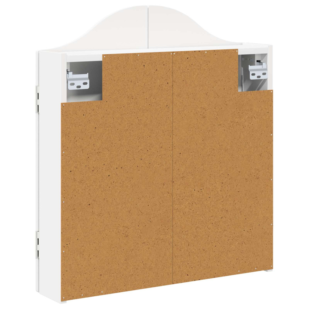 Produktbild för Darttavla Skåp Vit 56 x 12 x 63 cm Konstruerat trä