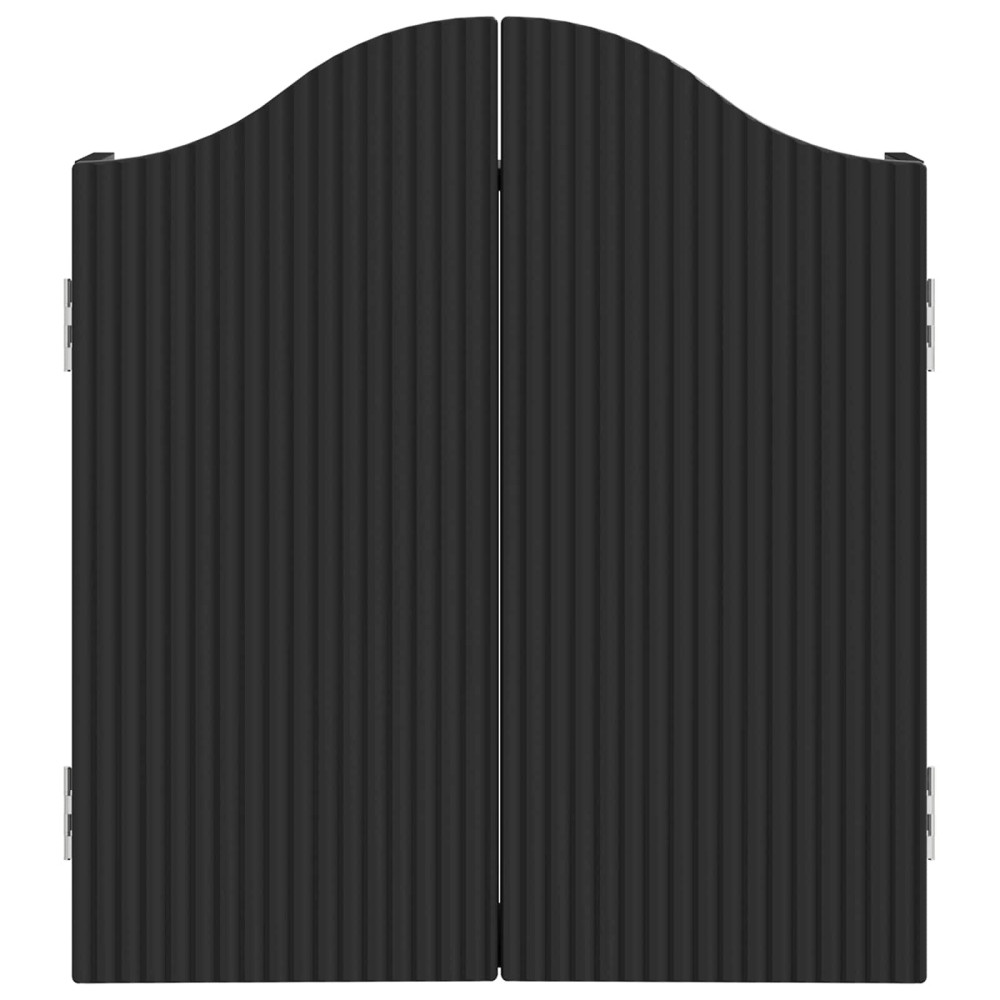 Produktbild för Darttavla Skåp Svart 56 x 12 x 63 cm Konstruerat trä