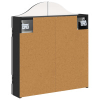 Produktbild för Darttavla Skåp Svart 56 x 12 x 63 cm Konstruerat trä