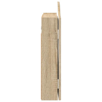 Produktbild för Darttavla Skåp Sonoma-ek 56 x 12 x 63 cm Konstruerat trä